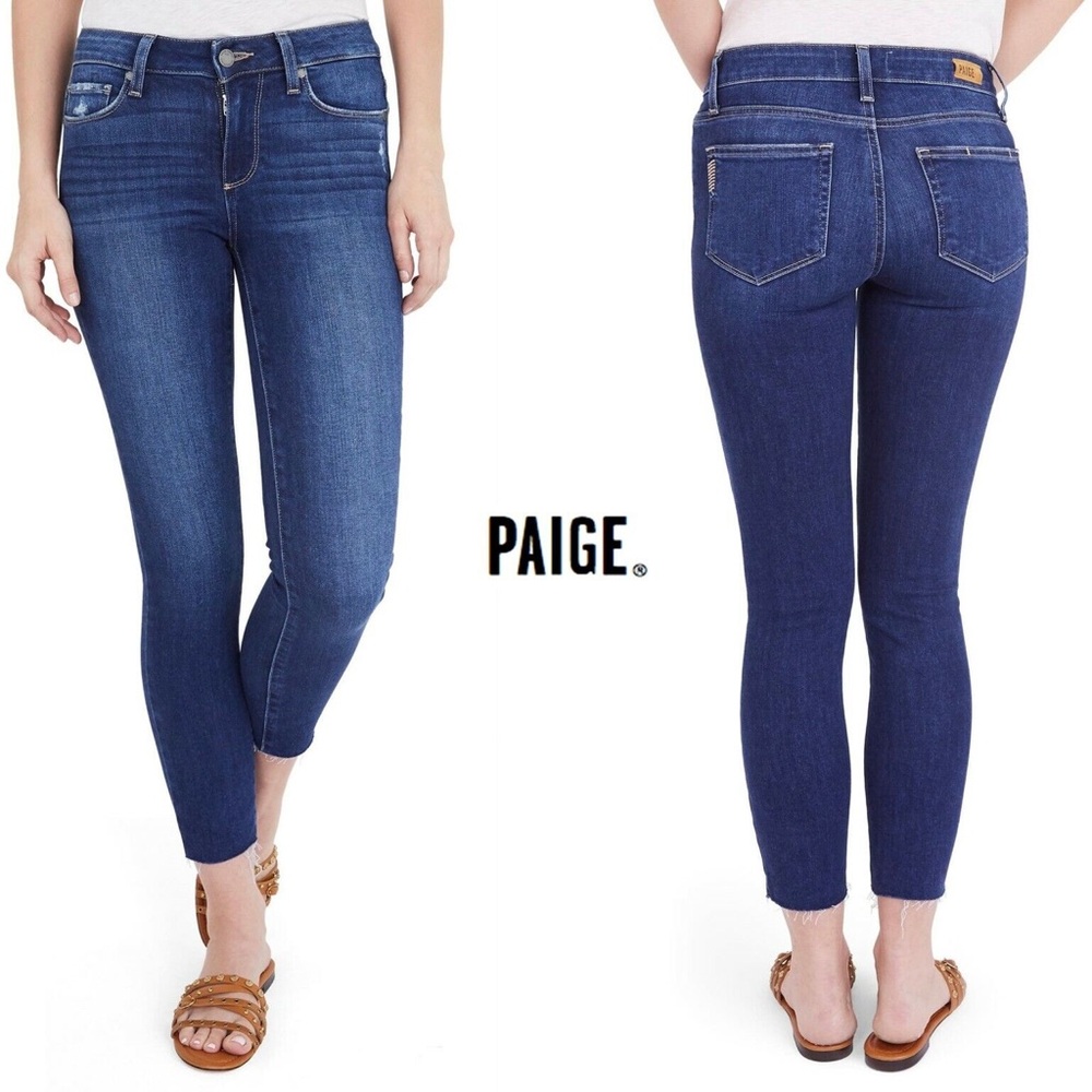 Paige “Kylie Crop” Blue Jeans (Size 26)